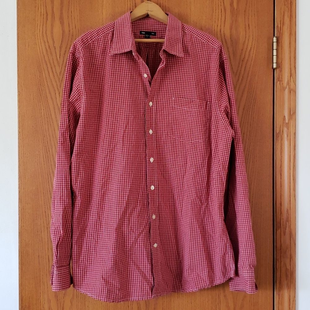 EUC Mens Gap Button Down Dress Shirt Sz XL